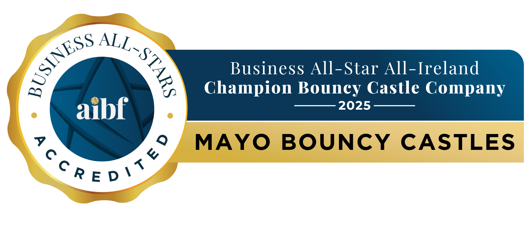 Business All-Star All-Ireland Champion Bouncy Castle Company 2025 Business All-Star All-Ireland Champion Bouncy Castle Company 2025